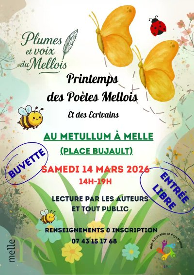 Printemps des poètes Mellois et des écrivains