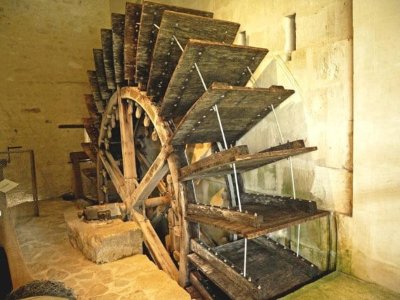 Visite du moulin à eau de chez Bret