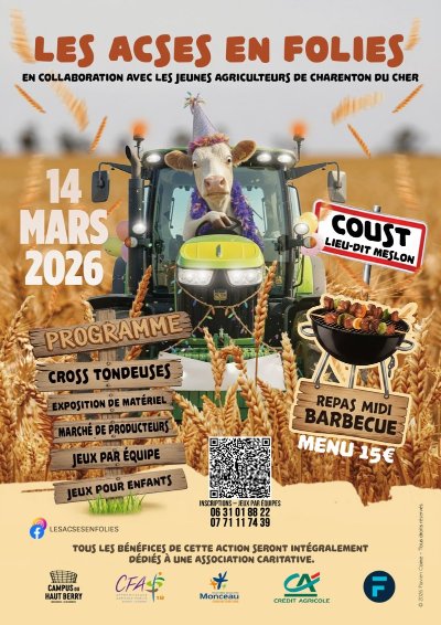 Les ACSES en folies avec les jeunes agriculteurs du Cher