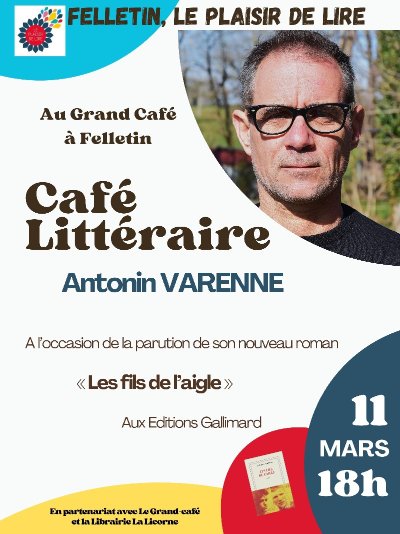 CAFÉ LITTÉRAIRE - Antonin VARENNE