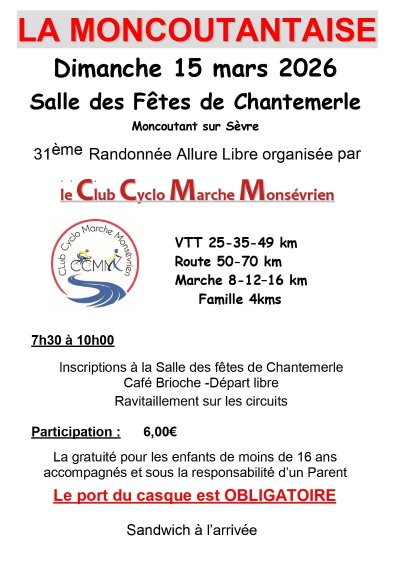 Randonnée - La Moncoutantaise