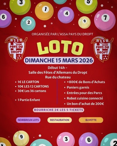 Loto de l'ASSA Pays du Dropt