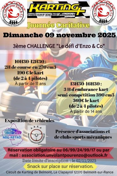 Challenge Endurance Karting Plus 3h