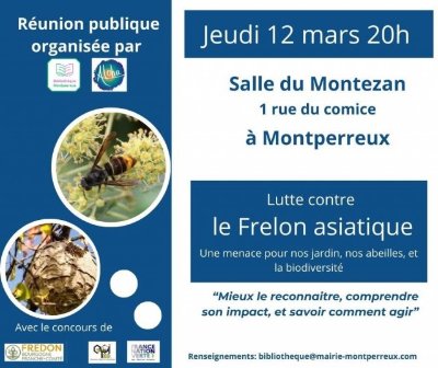 Réunion publique - Lutte conte le frelon asiatique