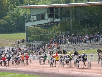 Courses hippiques à l'hippodrome de Mauquenchy