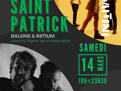 Concerts de la St-Patrick - Baleine & Initium - Brasserie Cheval