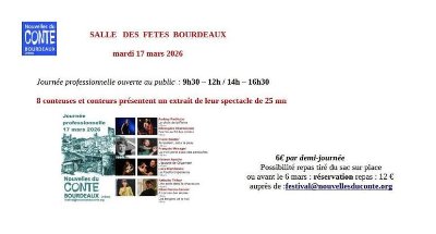 Journée professionnelle - Nouvelles du Conte