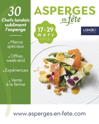 Asperges en fête à la Table du Marensin