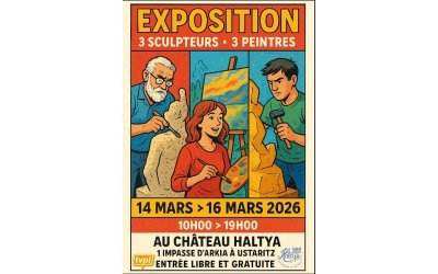 Exposition : 3 sculpteurs - 3 peintres