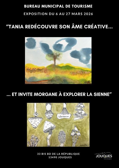 Exposition "Tania redécouvre son âme créative et invite Morgane à explorer la sienne"