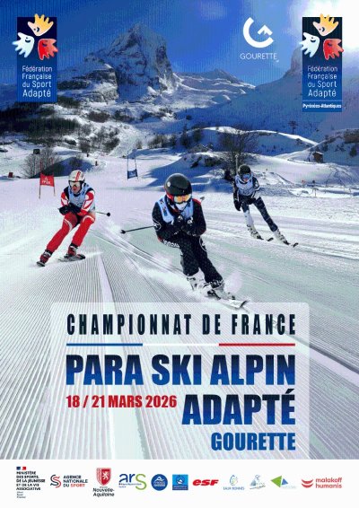 Championnat de France Para ski alpin adapté Gourette