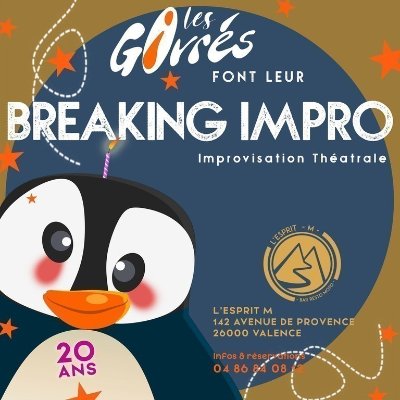 Spectacle d'impro avec Les Givrés : Breaking Impro