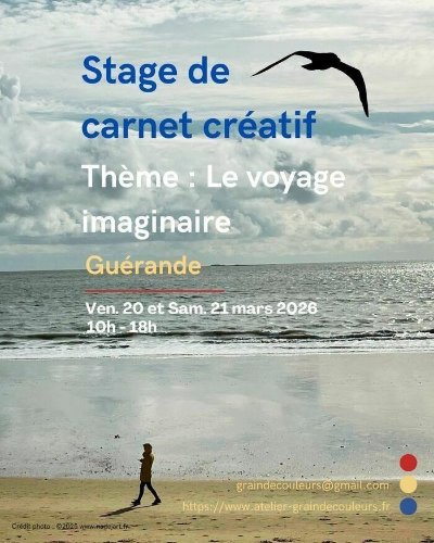 Carnet créatif et artistique - "Le Voyage imaginaire"