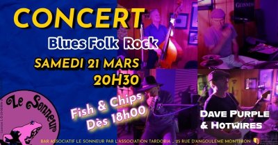 Concert blues rock avec food truck fish&chips