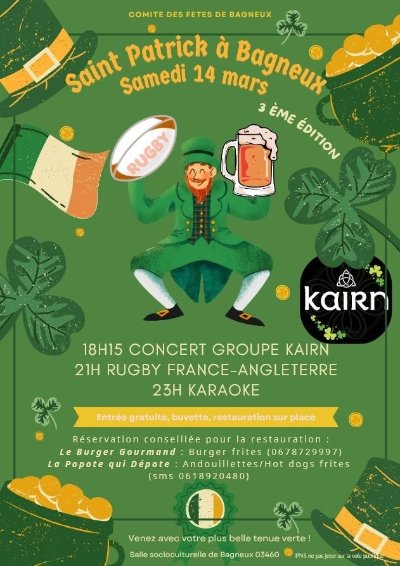 Soirée Saint Patrick