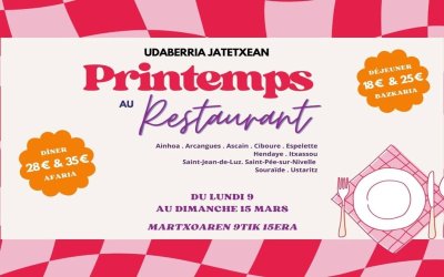 Printemps au Restaurant