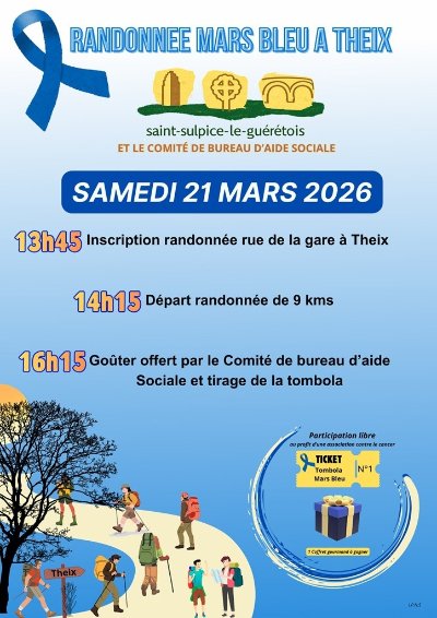 Randonnée Mars Bleu