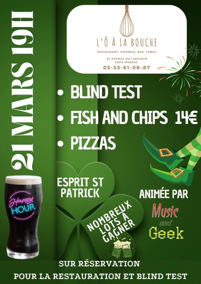 Soirée Saint Patrick