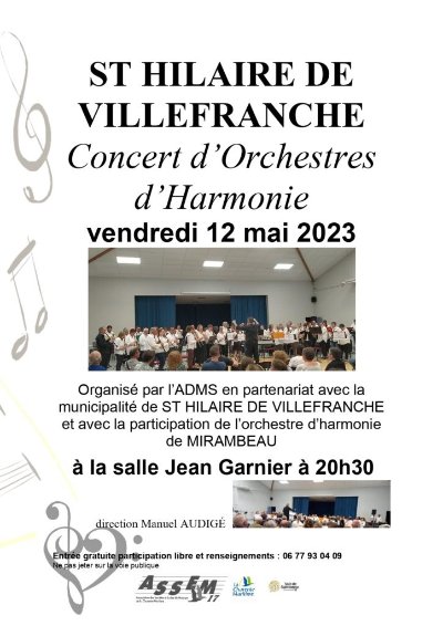 Concert des orchestres