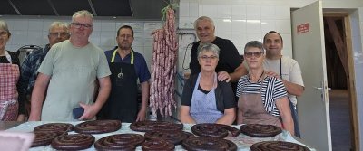 Repas Cochonnaille de la Confrérie de la Cidrerie des Monédières