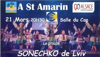 Spectacle de danses et chants folkloriques Ukrainiens