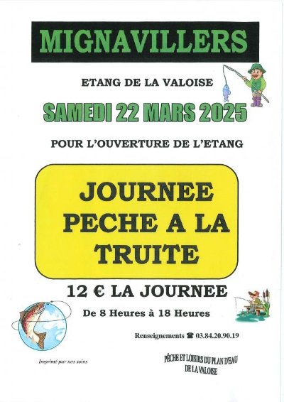 Journée pêche à la truite