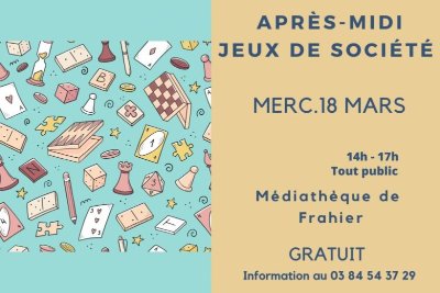 Après-midi "Jeux de société"