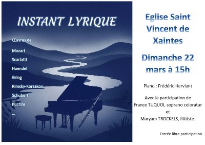 Concert : Instant lyrique
