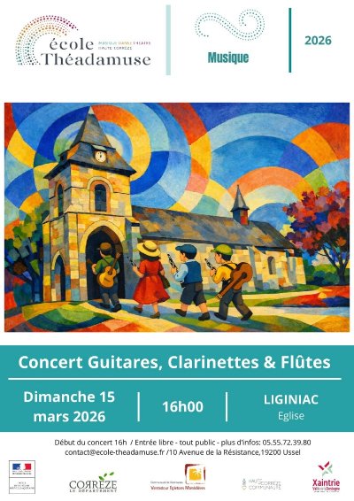 Concert guitares, clarinettes et flûtes
