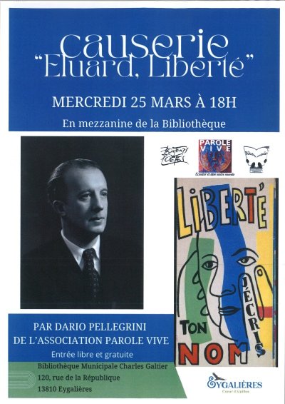 Le Printemps des Poètes à Eygalières