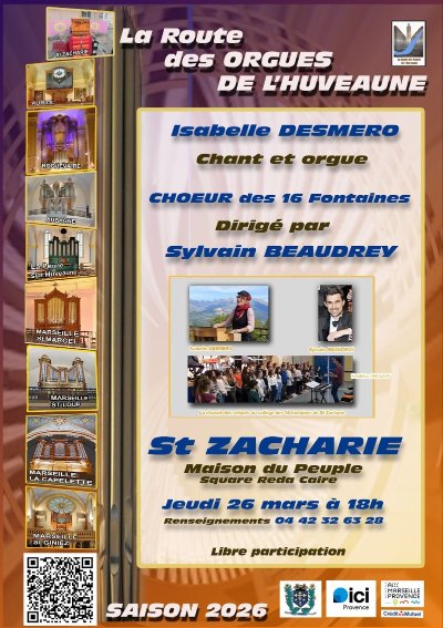 La Route des Orgues de l'Huveaune à Saint-Zacharie