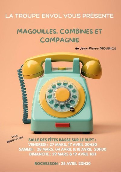 Représentations théâtrales MAGOUILLES, COMBINES ET COMPAGNIE