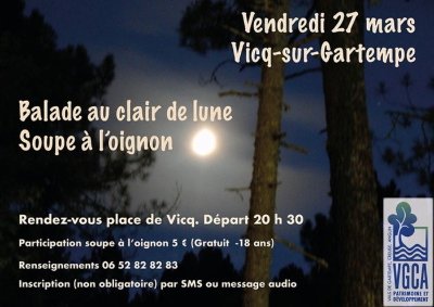 Balade au clair de lune et soupe à l'oignon