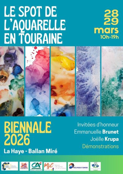 Biennale d’aquarelle en Touraine