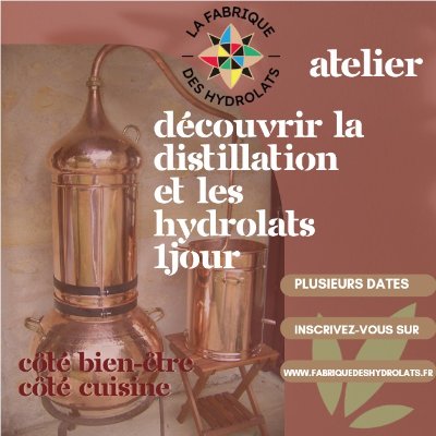 ATELIER DECOUVERTE DES HYDROLATS (DISTILLATION DE PLANTES)