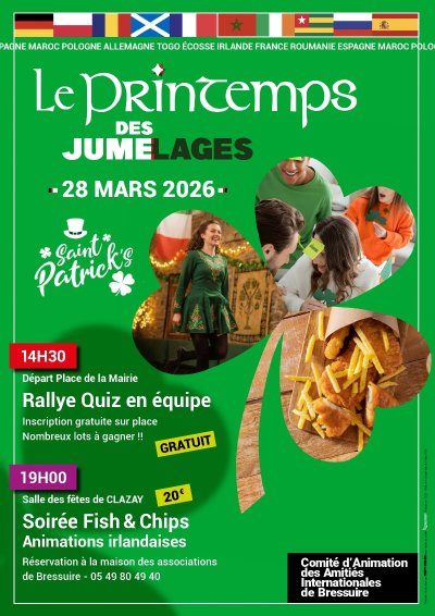 Soirée Saint Patrick et fish and chips