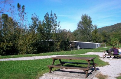 Balade à Roulettes n°7 La passerelle bleue à Louvie-Juzon