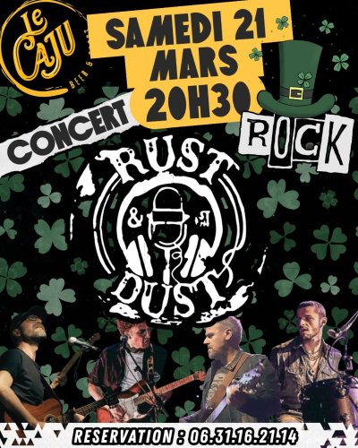 Soirée Saint-Patrick au CaJu – Concert Rock !