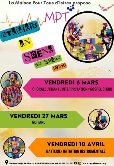 Atelier en scène de la MPT : guitare