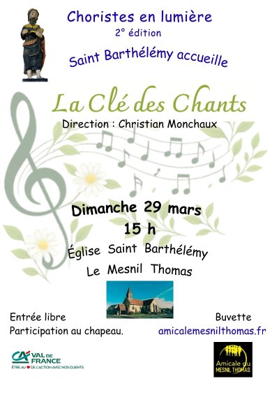 Concert la Clé des Chants
