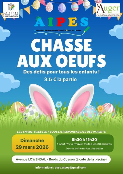 Chasse aux oeufs de Pâques