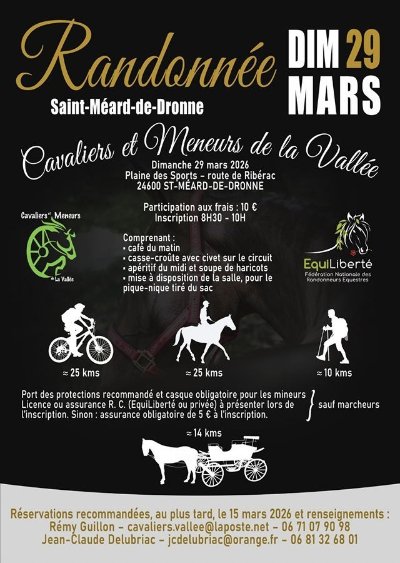 Randonnées pédestre, Vtt & équestre