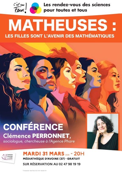Conférence de Clémence PERRONNET "Matheuses : les filles sont l'avenir des mathématiques"