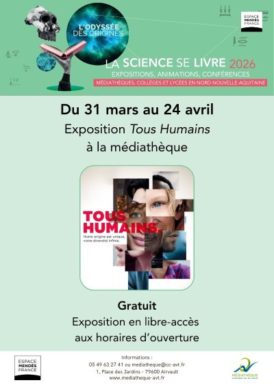 Exposition "Tous Humains" à la Médiathèque