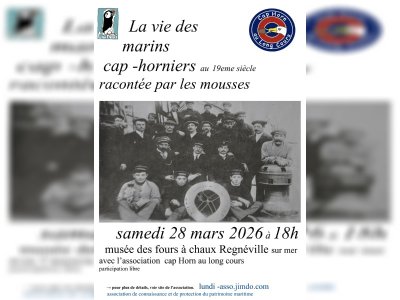 Conférence "La vie des marins cap-horniers au 19e siècle racontée par les mousses"