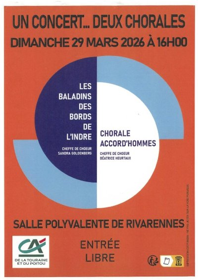Concert des Baladins du Bord de l’Indre