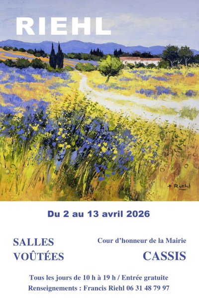 Exposition « Couleurs d'ici et d'ailleurs » de Francis Riehl aux Salles Voutées