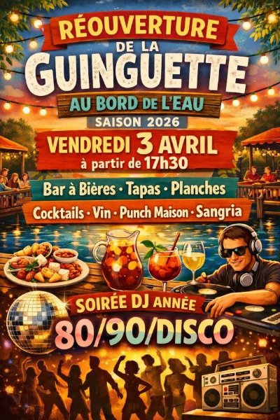 Réouverture du CARPO BAR du Carpoguinguette