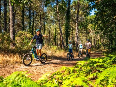 Balade trottinette tout terrain électrique