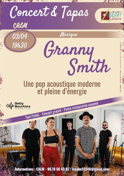 Concert & Tapas avec "Granny Smith"